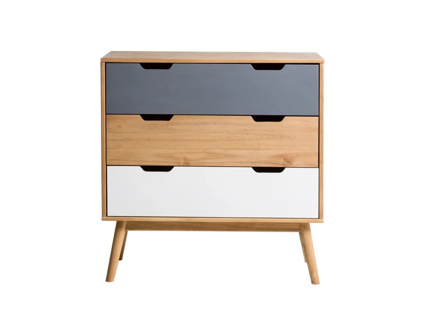 Kast Cusco 3L Wax/t, Grijs-wit - Giga Meubel