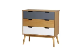 Kast Cusco 3L Wax/t, Grijs-wit - Giga Meubel