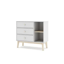 Kast Esteban 3L2v Wit Wax - Giga Meubel