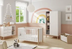 Kast Esteban 3L2v Wit Wax - Giga Meubel