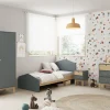 Kast Estefania 2+2L Khaki Groen/wit Wax - Giga Meubel
