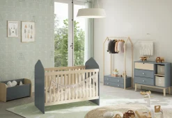 Kast Estefania 3L2v Khaki Groen/wit Wax - Giga Meubel