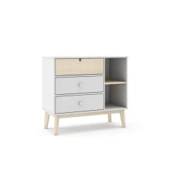 Kast Estefania 3L2v Wit Wax - Giga Meubel