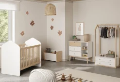 Kast Estefania 3L2v Wit Wax - Giga Meubel