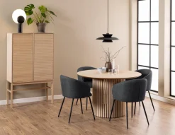 Kast Klevik Eikenfineer Wit 150cm - Giga Living