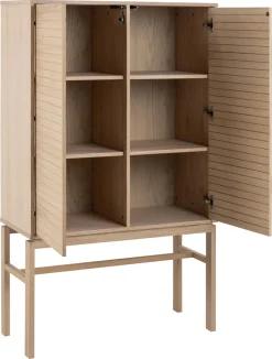 Kast Klevik Eikenfineer Wit 150cm - Giga Living