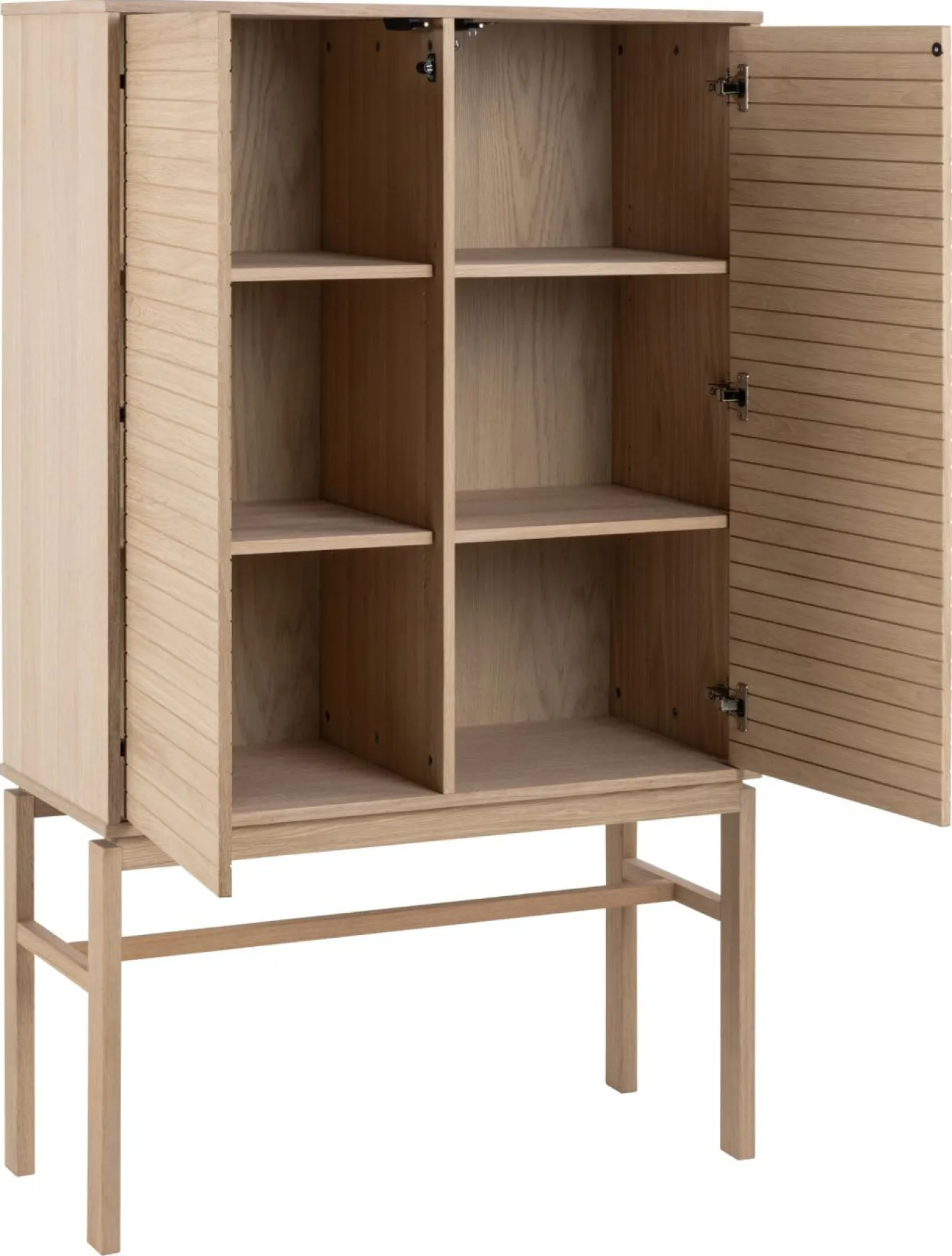 Kast Klevik Eikenfineer Wit 150cm - Giga Living