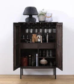 Kast Latina Espresso Glazen - Giga Living