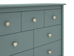 Kast Max 4+3L Petrol Groen - Giga Meubel