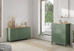 Kast Miranda 2d1dr Groen Wax - Giga Meubel