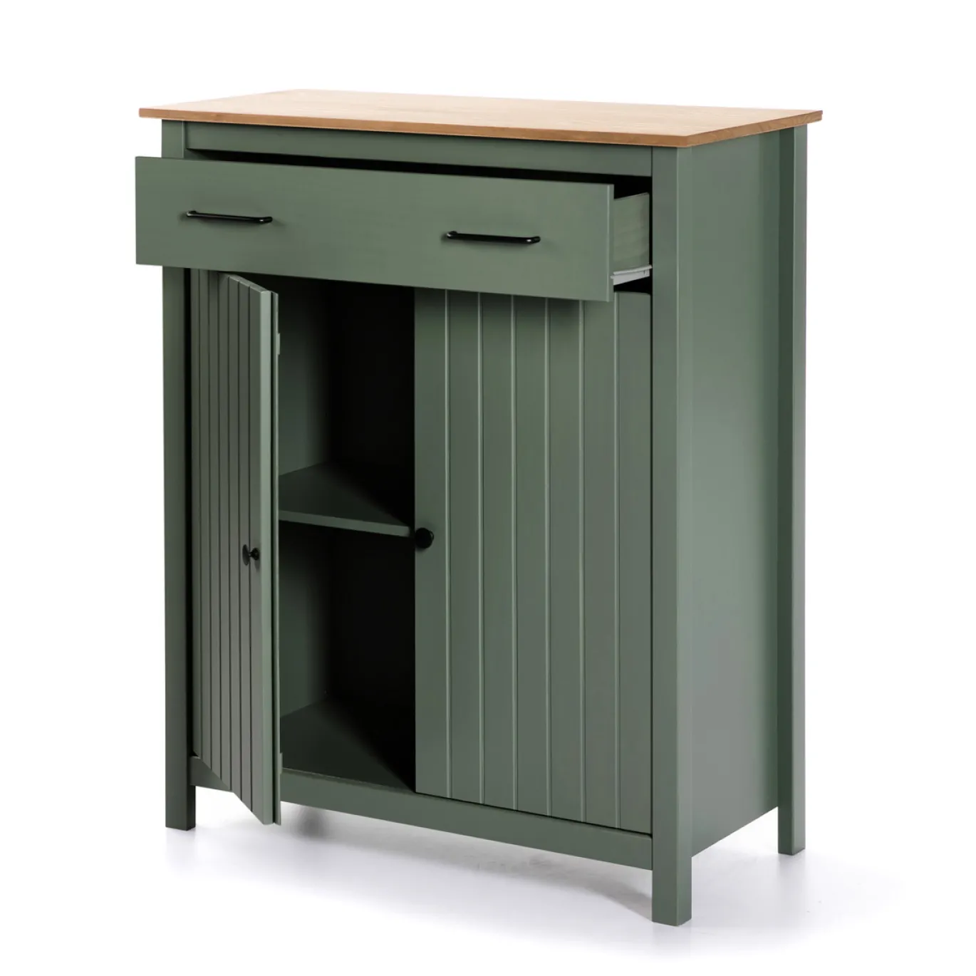 Kast Miranda 2d1dr Groen Wax - Giga Meubel