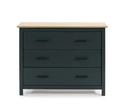 Kast Miranda 3L Blauw Wax - Giga Meubel