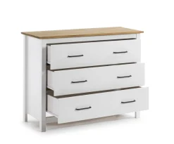 Kast Miranda 3L Wit Wax - Giga Meubel