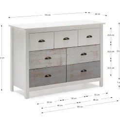 Kast Romantica 4L3L Multicolored - Giga Meubel