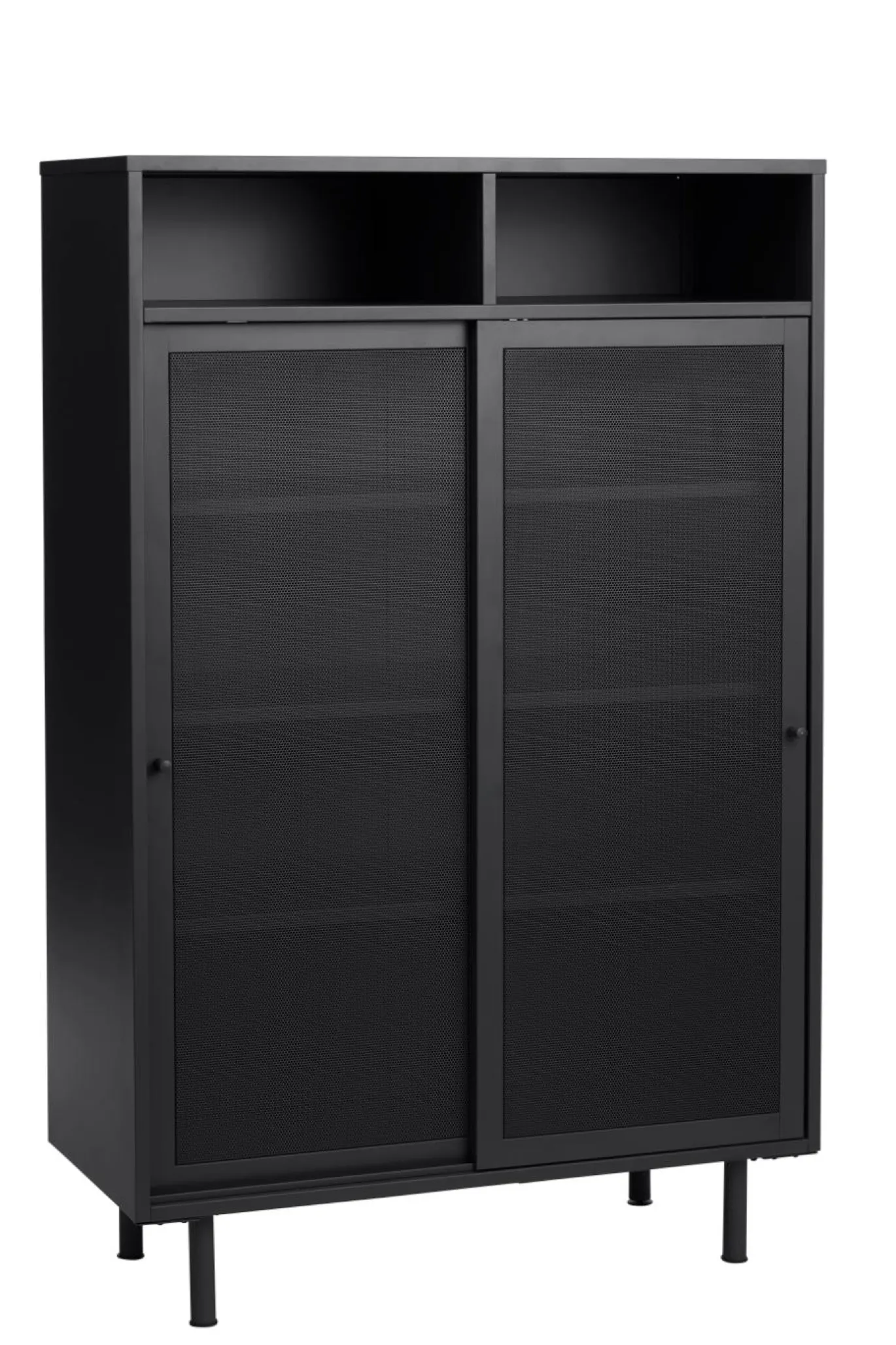 Kast Veep Zwart Metaal 140cm - Giga Living