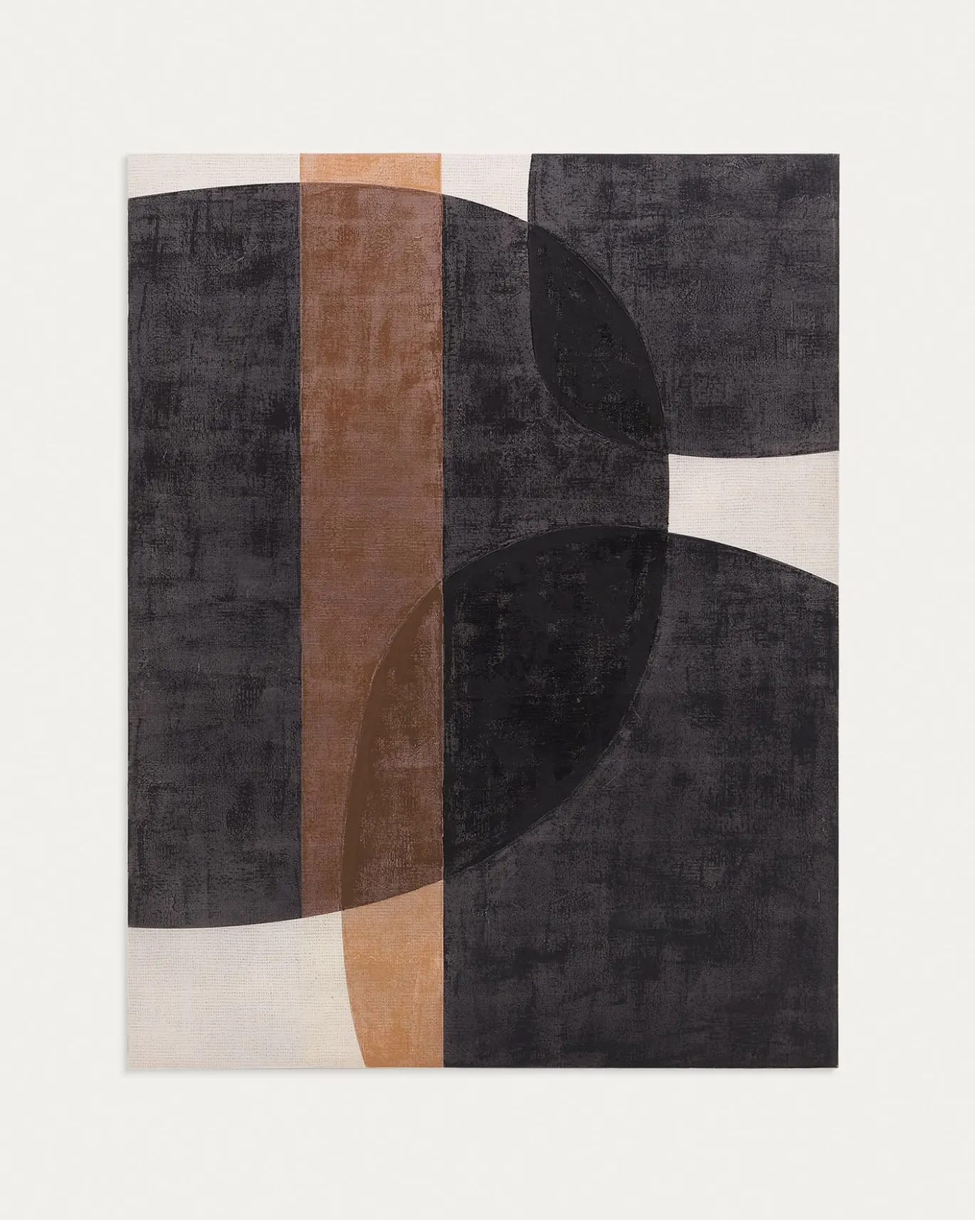 Kave Home Abstract Doek Tonol Bruin 180x140cm