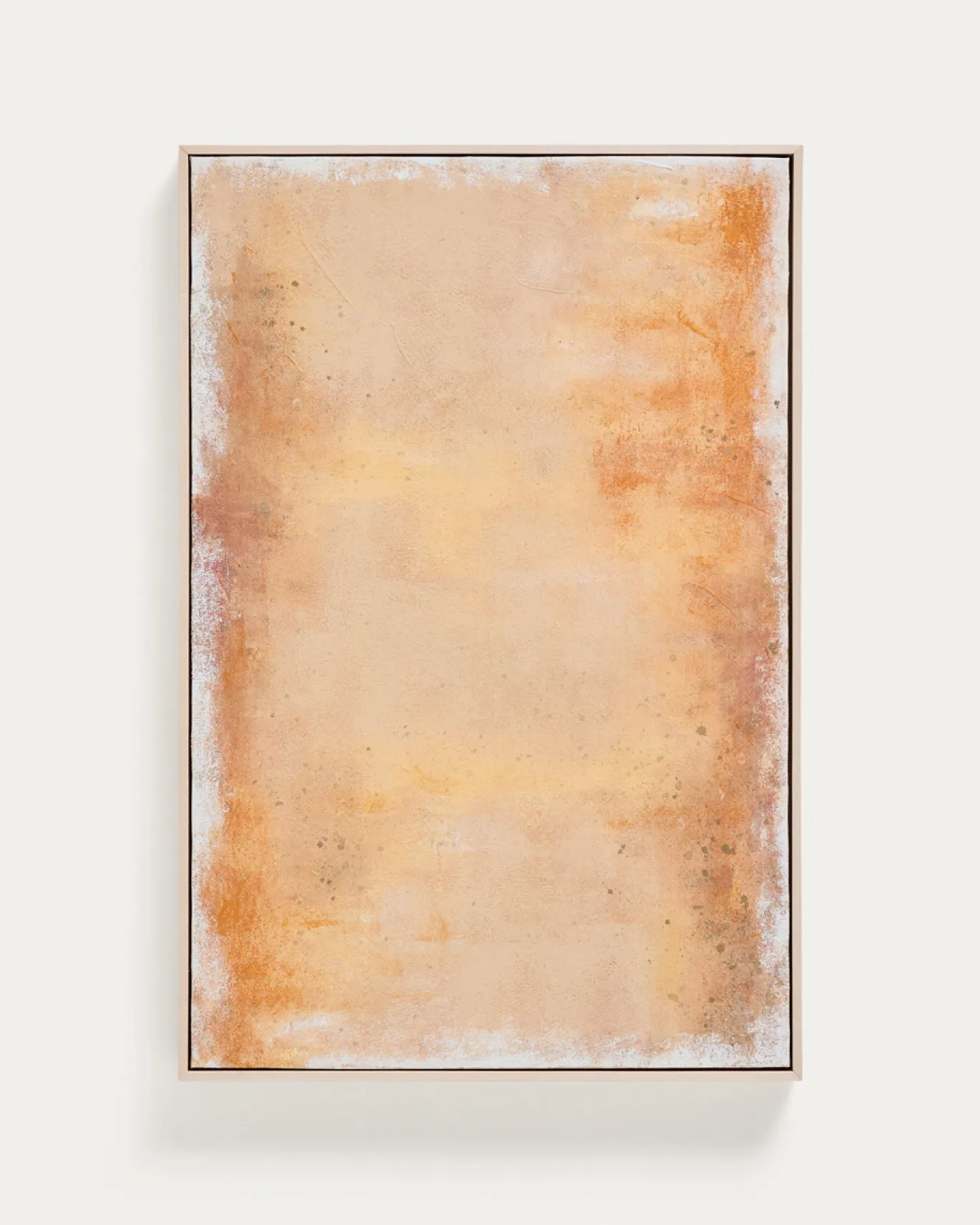 Kave Home Abstract Schilderij Selnar Geel 60x90cm