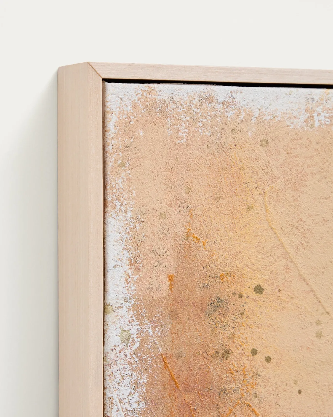 Kave Home Abstract Schilderij Selnar Geel 60x90cm