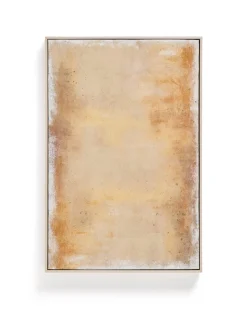 Kave Home Abstract Schilderij Selnar Geel 60x90cm