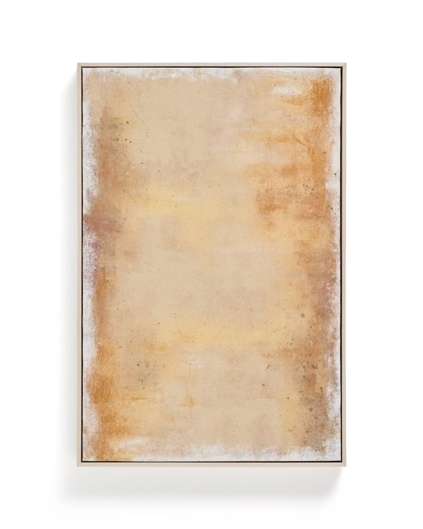 Kave Home Abstract Schilderij Selnar Geel 60x90cm