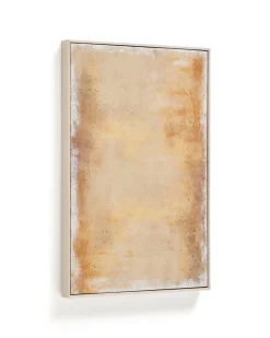 Kave Home Abstract Schilderij Selnar Geel 60x90cm