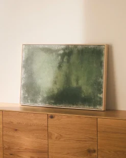Kave Home Abstract Schilderij Selnar Groen 60x90cm