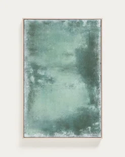 Kave Home Abstract Schilderij Selnar Groen 60x90cm