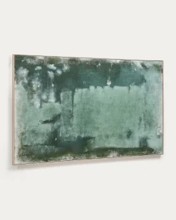 Kave Home Abstract Schilderij Selnar Groen 202x122cm