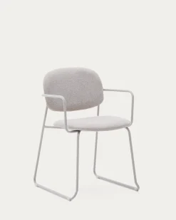 Kave Home Armstoel Meli Chenille Beige