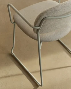 Kave Home Armstoel Meli Chenille Beige