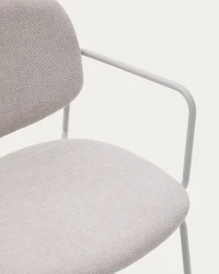 Kave Home Armstoel Meli Chenille Beige