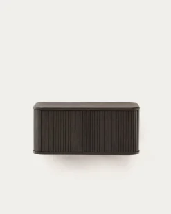Kave Home Badkamermeubel Mailen Essenfineer Donkerbruin 90x45cm