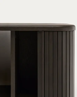 Kave Home Badkamermeubel Mailen Essenfineer Donkerbruin 90x45cm