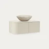 Kave Home Badkamermeubel Salaya Essenfineer Beige Gelakte 90x45cm