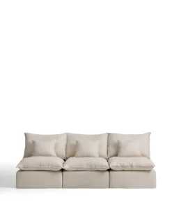 Kave Home Bank Anarela Linnen Beige 270cm