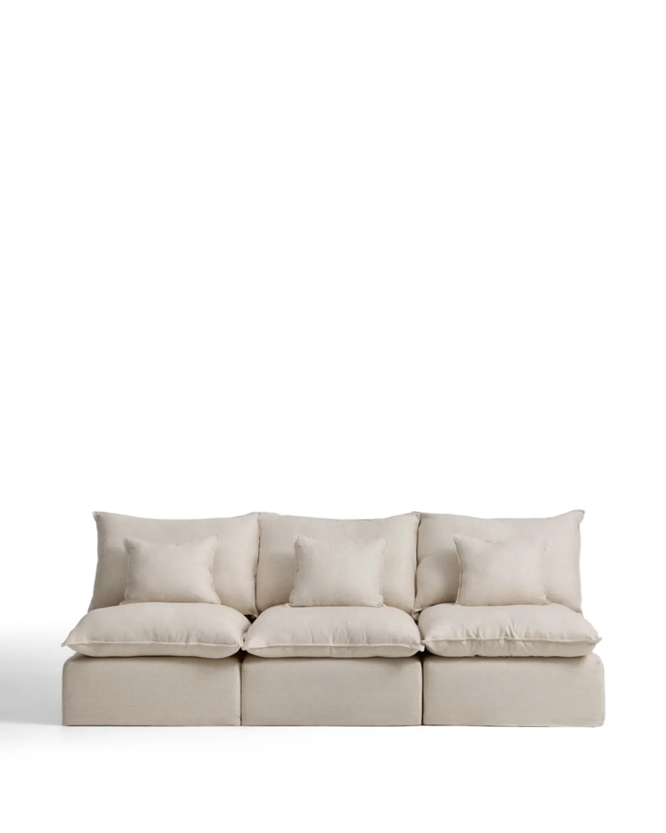 Kave Home Bank Anarela Linnen Beige 270cm