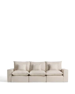 Kave Home Bank Anarela Linnen Beige 310cm