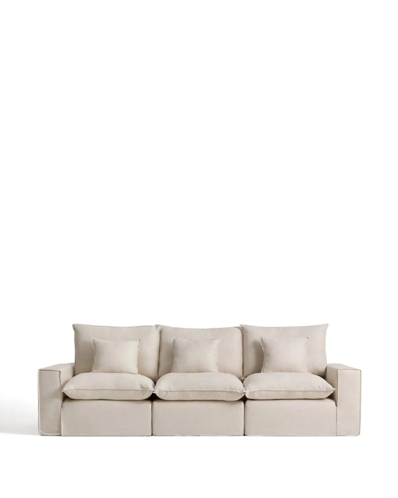 Kave Home Bank Anarela Linnen Beige 310cm