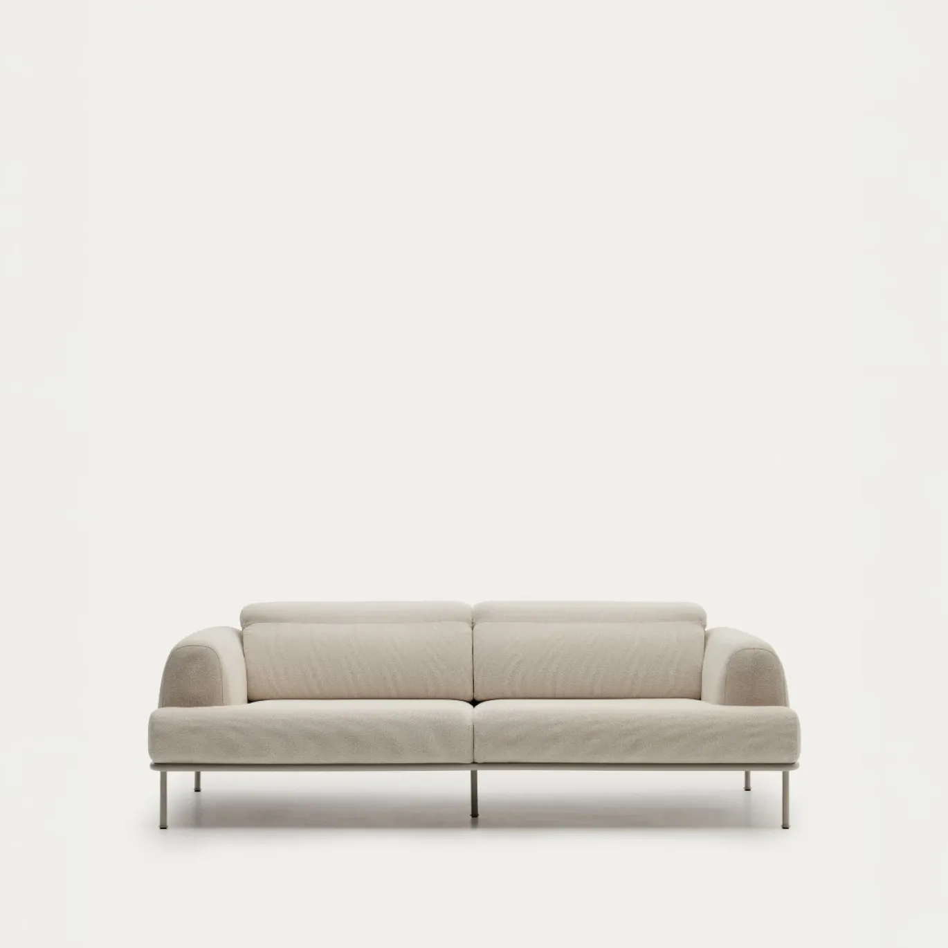 Kave Home Bank Aurum 3-Zits Ecru