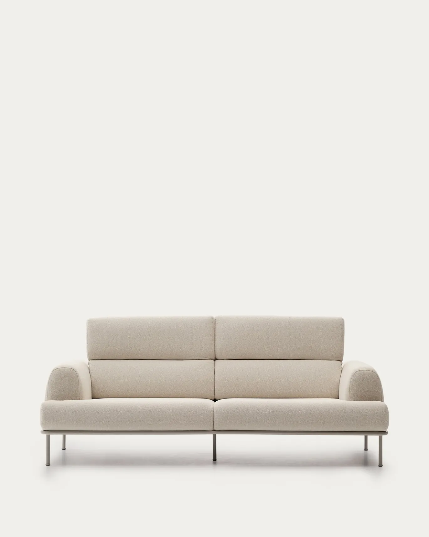 Kave Home Bank Aurum 3-Zits Ecru