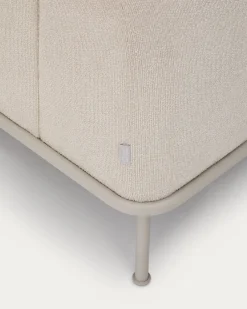 Kave Home Bank Aurum 3-Zits Ecru