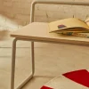 Kave Home Bankje Tinn Essenfineer met Beige Frame 75cm