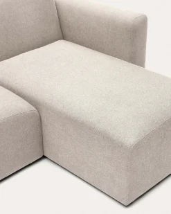 Kave Home Bank Neom Modulaire 3 Zits Chaise Longue Rechts/links Beige 263cm