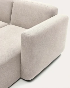 Kave Home Bank Neom Modulaire 3 Zits Chaise Longue Rechts/links Beige 263cm