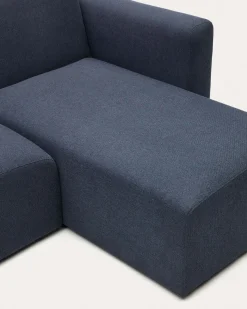 Kave Home Bank Neom Modulaire 3 Zits Chaise Longue Rechts/links Blauw 263cm