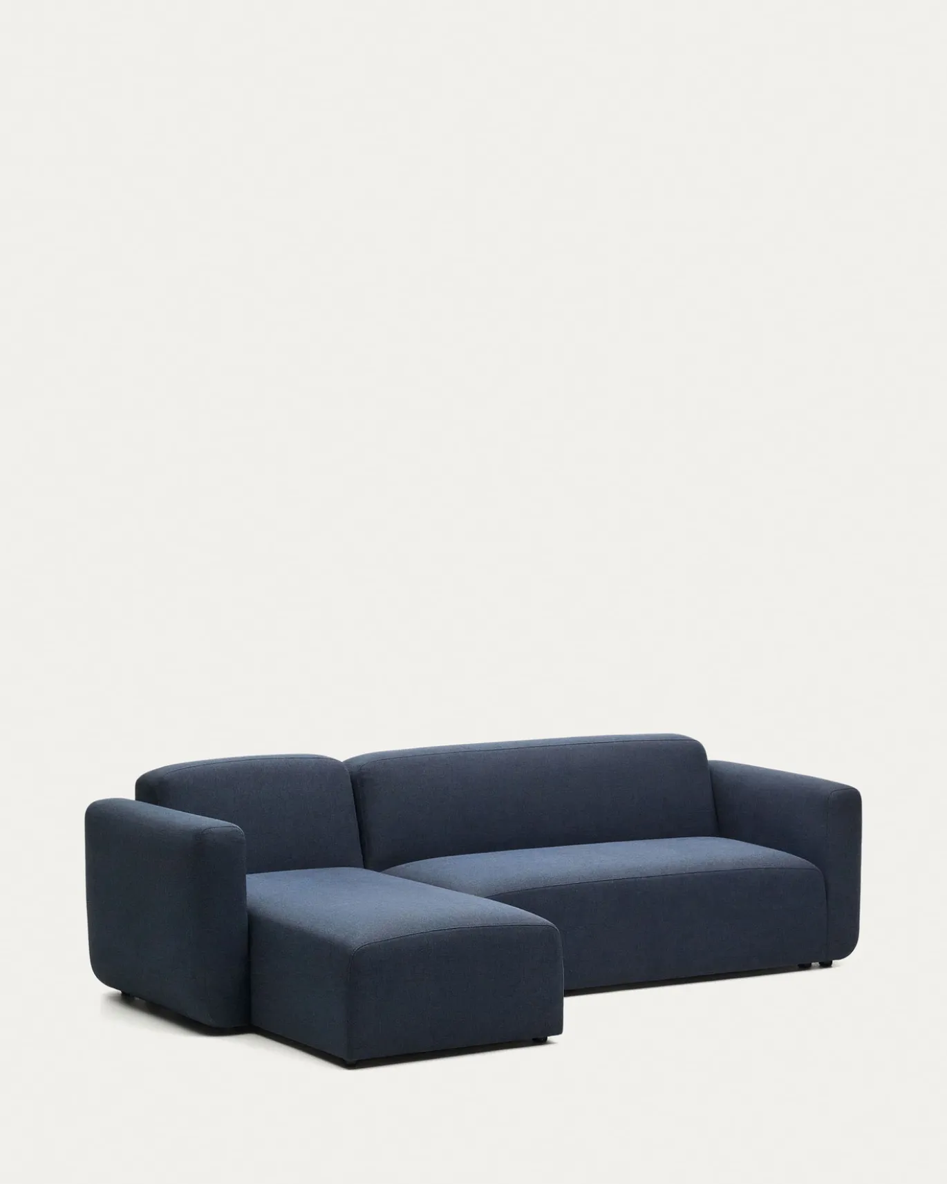 Kave Home Bank Neom Modulaire 3 Zits Chaise Longue Rechts/links Blauw 263cm