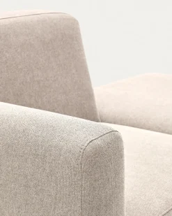 Kave Home Bank Neom 1-zits Modulair Beige Eindstuk 169cm