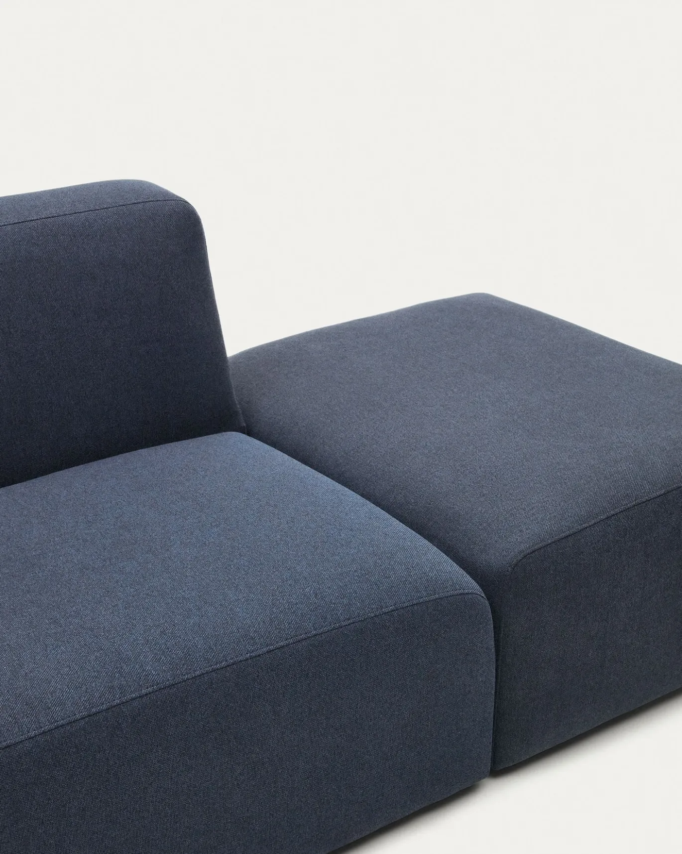 Kave Home Bank Neom 1-zits Modulair Blauw Eindstuk 169cm