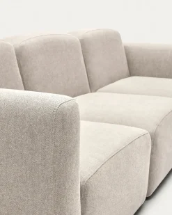 Kave Home Bank Neom 3 Zits Modulair Beige 263cm