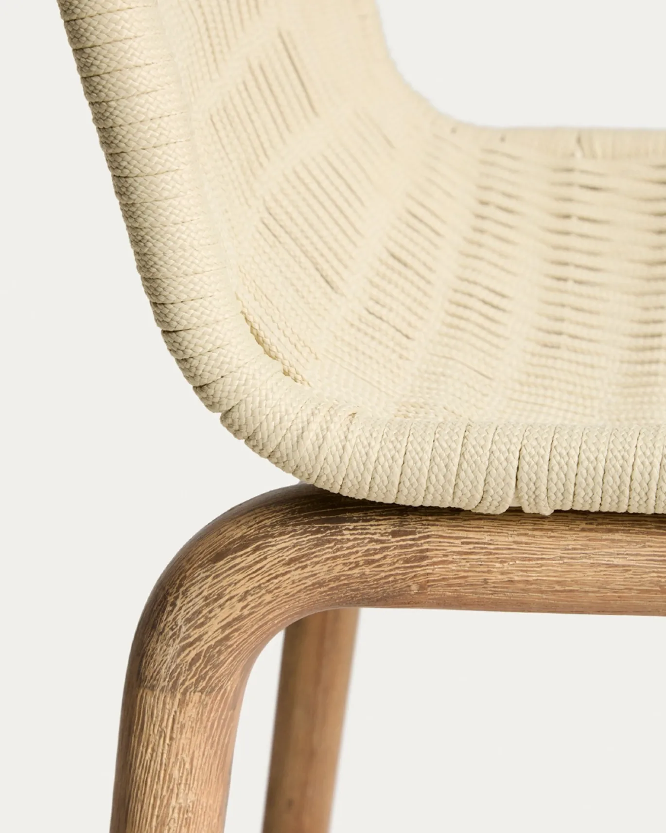 Kave Home Barkruk Alipa Acaciahout Beige
